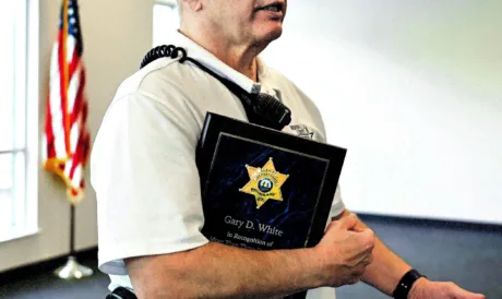 Retirement recognition: White served 35 years with Mon County Sheriff's Department
